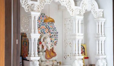 designing a personal prayer space with custom stone carving