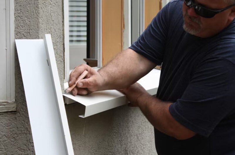 aluminum wrapping improve the look of window trim