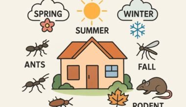 how seasonal changes affect pest activity