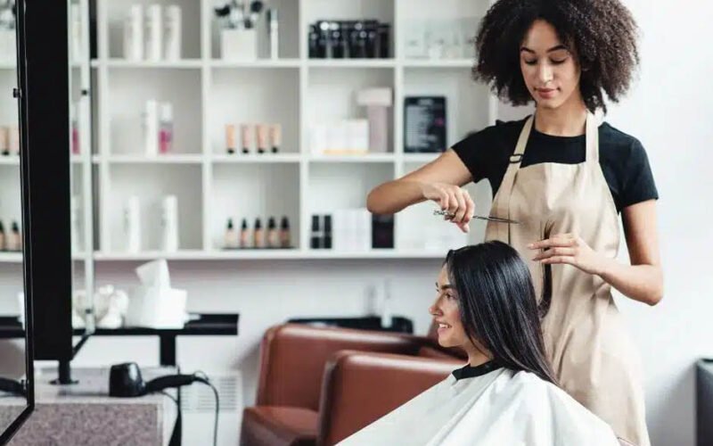 luxury hair salon experience