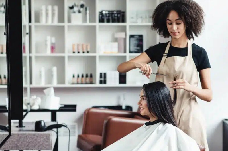 luxury hair salon experience