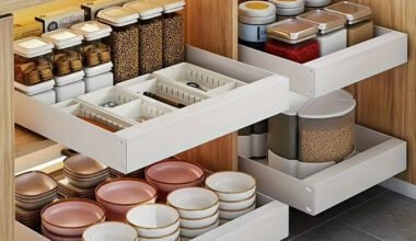 maximizing space with a slide out pantry