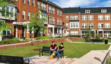 part of a community with townhome living