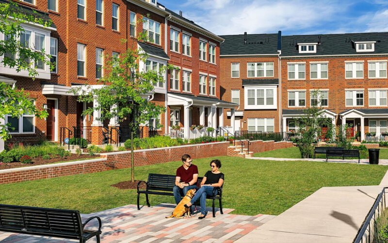 part of a community with townhome living