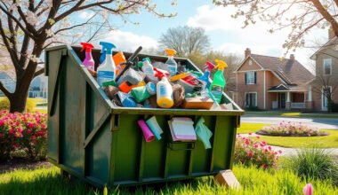 tips for renting a dumpster for your spring cleaning