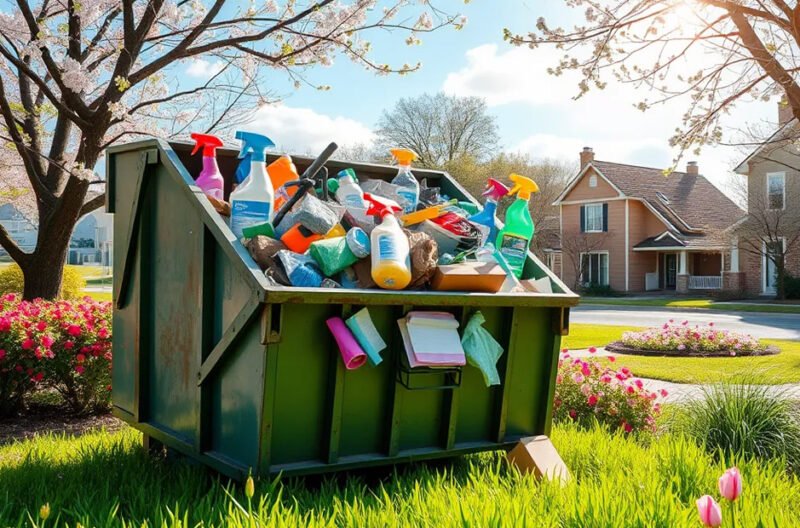 tips for renting a dumpster for your spring cleaning