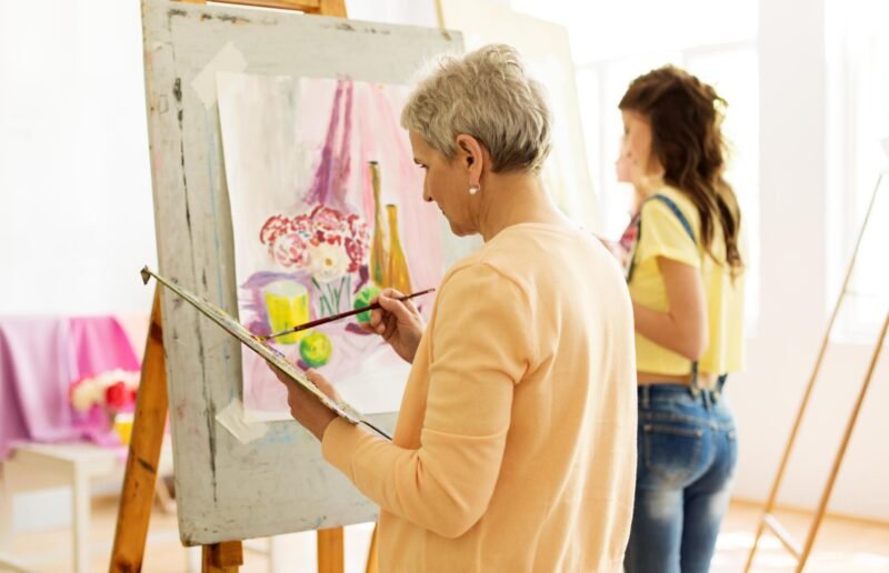 creative ways to engage seniors through art