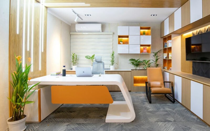 storage ideas to maximize space in large workspaces