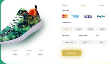 design checkout pages