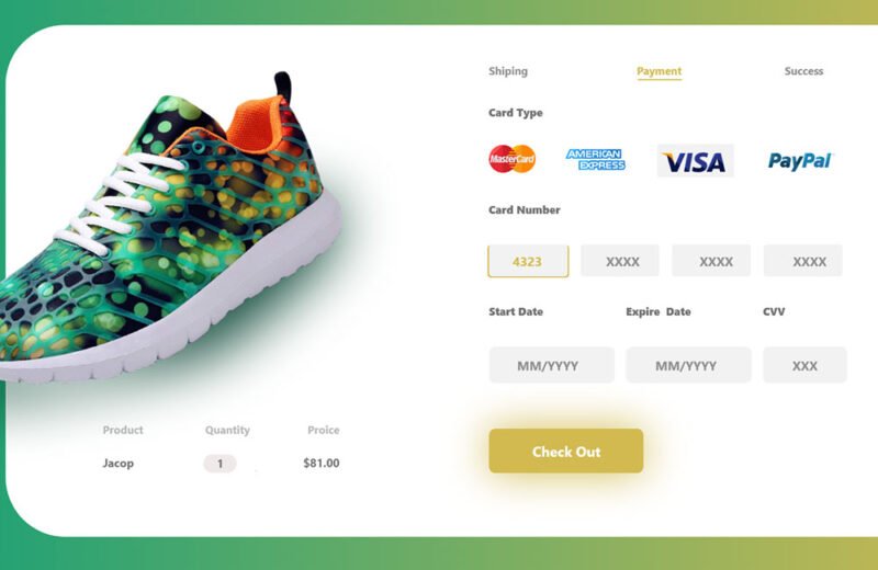 design checkout pages