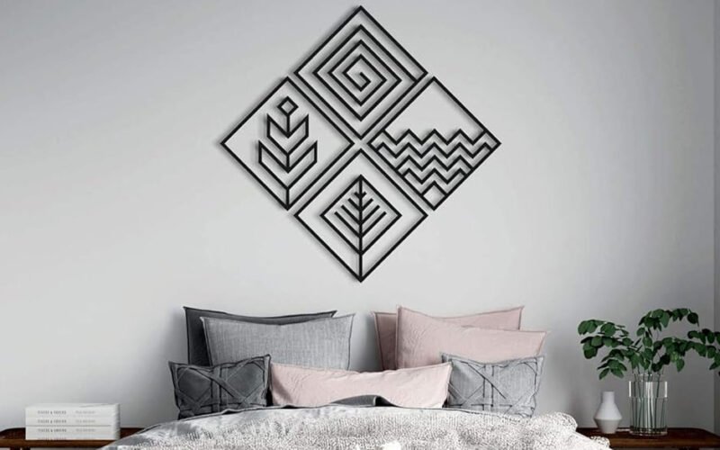 artistic elements to enhance any home with metal accents