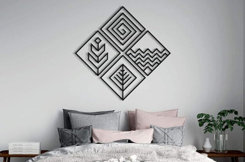 artistic elements to enhance any home with metal accents