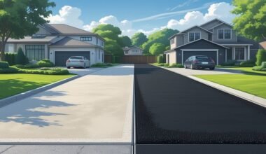 concrete driveways vs. asphalt