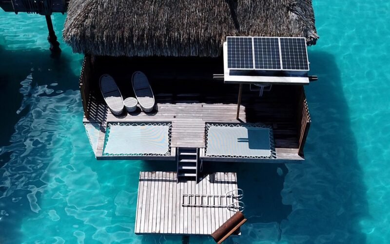 how overwater hanging nets are transforming luxury hotel design