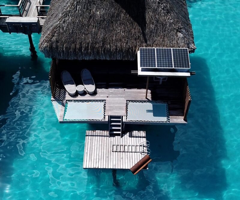how overwater hanging nets are transforming luxury hotel design