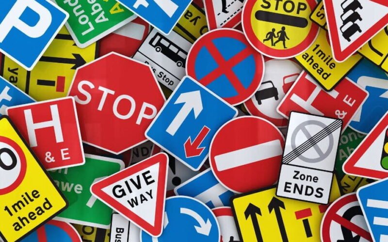 how road signs practice tests help you pass your license test