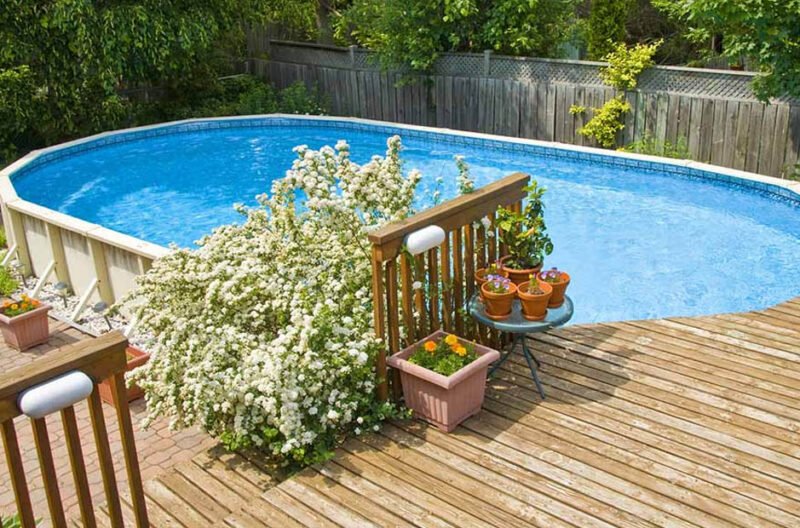 perfect above ground swimming pool
