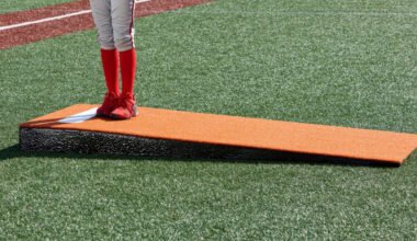 portable pitching mounds for skill assessments