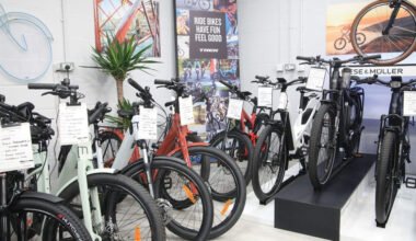 shopping at an e bike shop