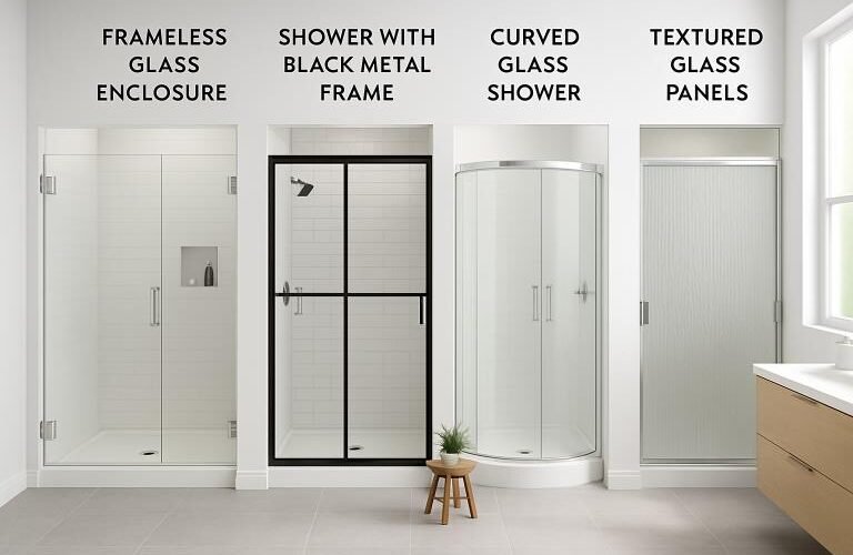 shower door design trends for modern bathrooms