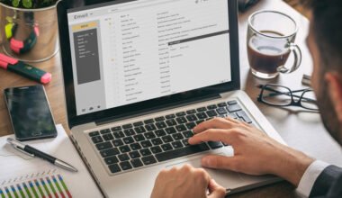 how a business email