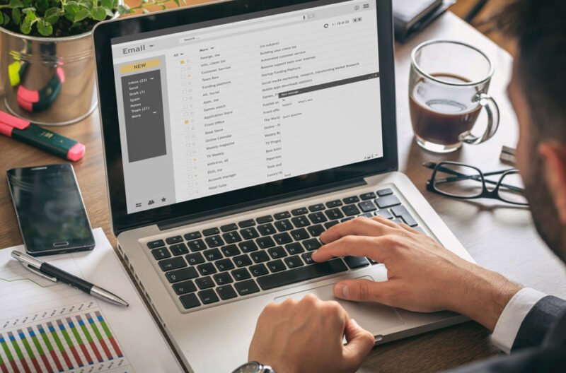 how a business email