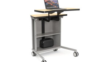 mobile computer cart flexible workstations for every space