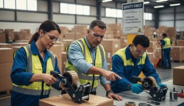 packaging tape gun misuse