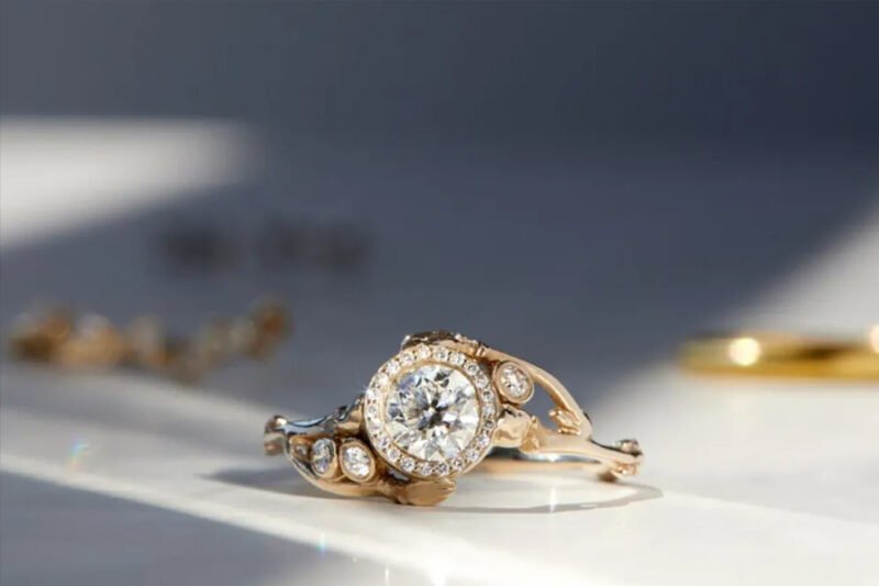 halo engagement rings are back inside rare carat’s most loved designs