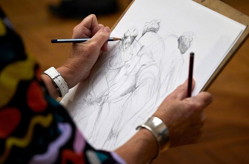 how art becomes a language when words grow quiet