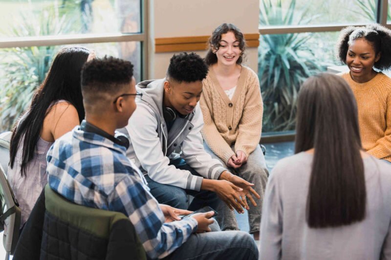 how group support helps teens build confidence and coping skills