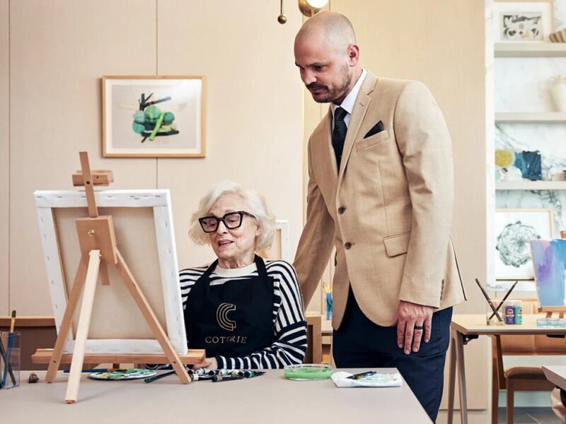 the role of art in senior community engagement