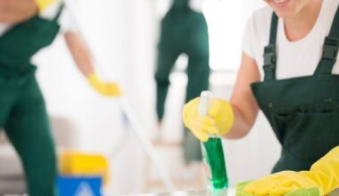 decluttering and cleaning