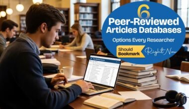 6 peer reviewed articles databases options every researcher should bookmark right now