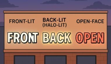 how channel letters shape business signage trends