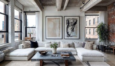 how to blend industrial materials into artistic home design