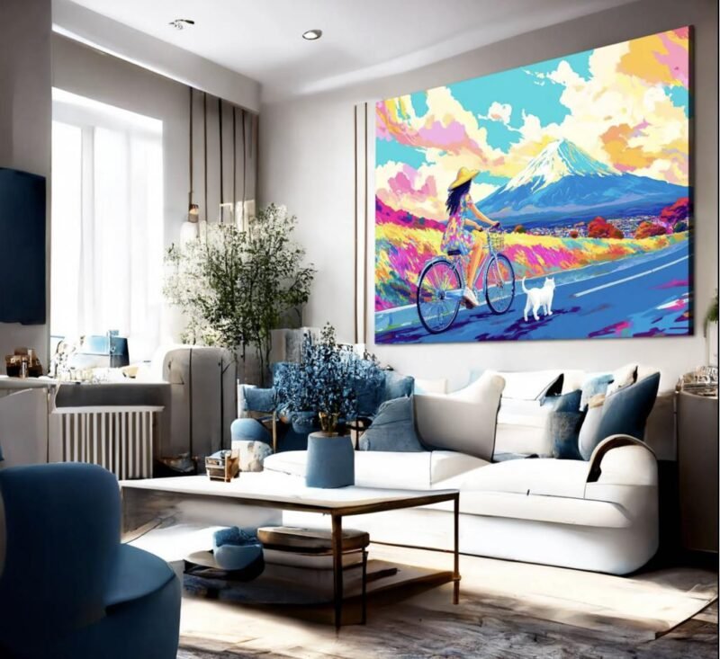how zebra, butterfly, and cat art transform a space