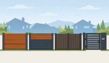 modern residential fence design trends