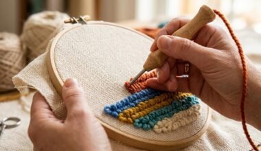 punch needle embroidery for beginners
