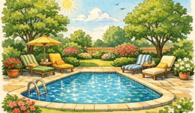 transforming your backyard into a serene pool oasis