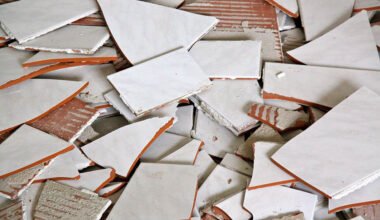 what to do first when you notice a broken tiled surface