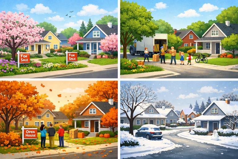 how seasonal shifts influence property markets in small towns