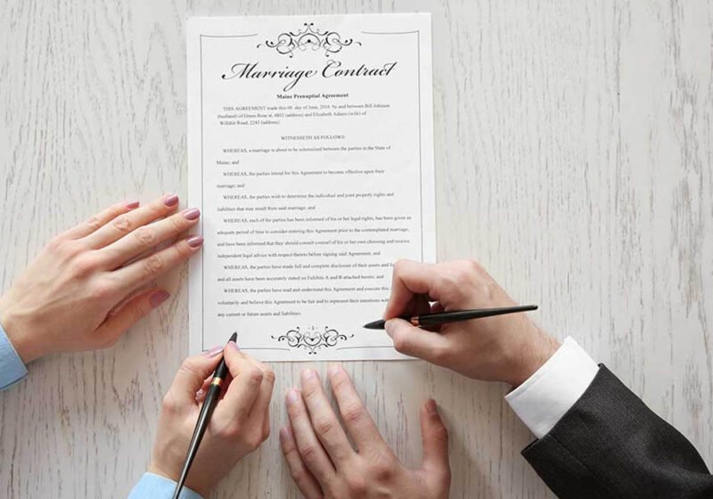 prenuptial agreements before marriage
