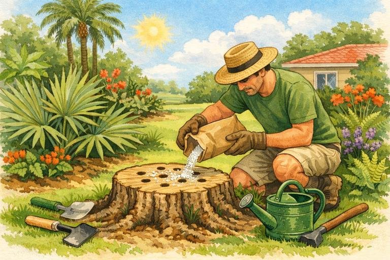 eco friendly tree stump removal in orlando, florida sustainable solutions for your yard