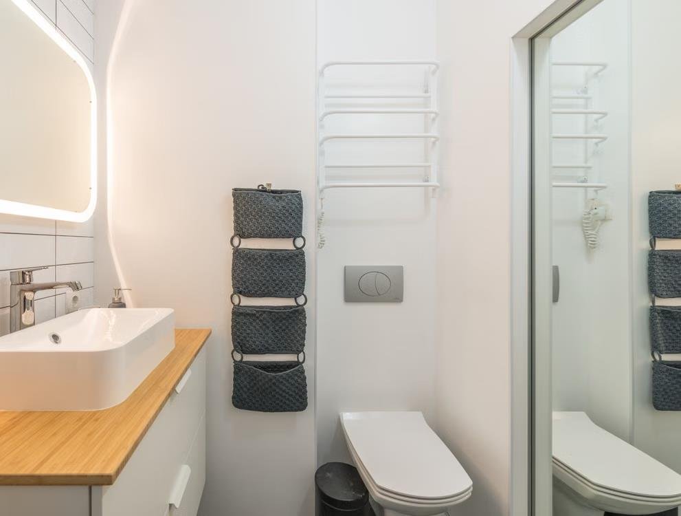 smart shower updates that make small bathrooms shine