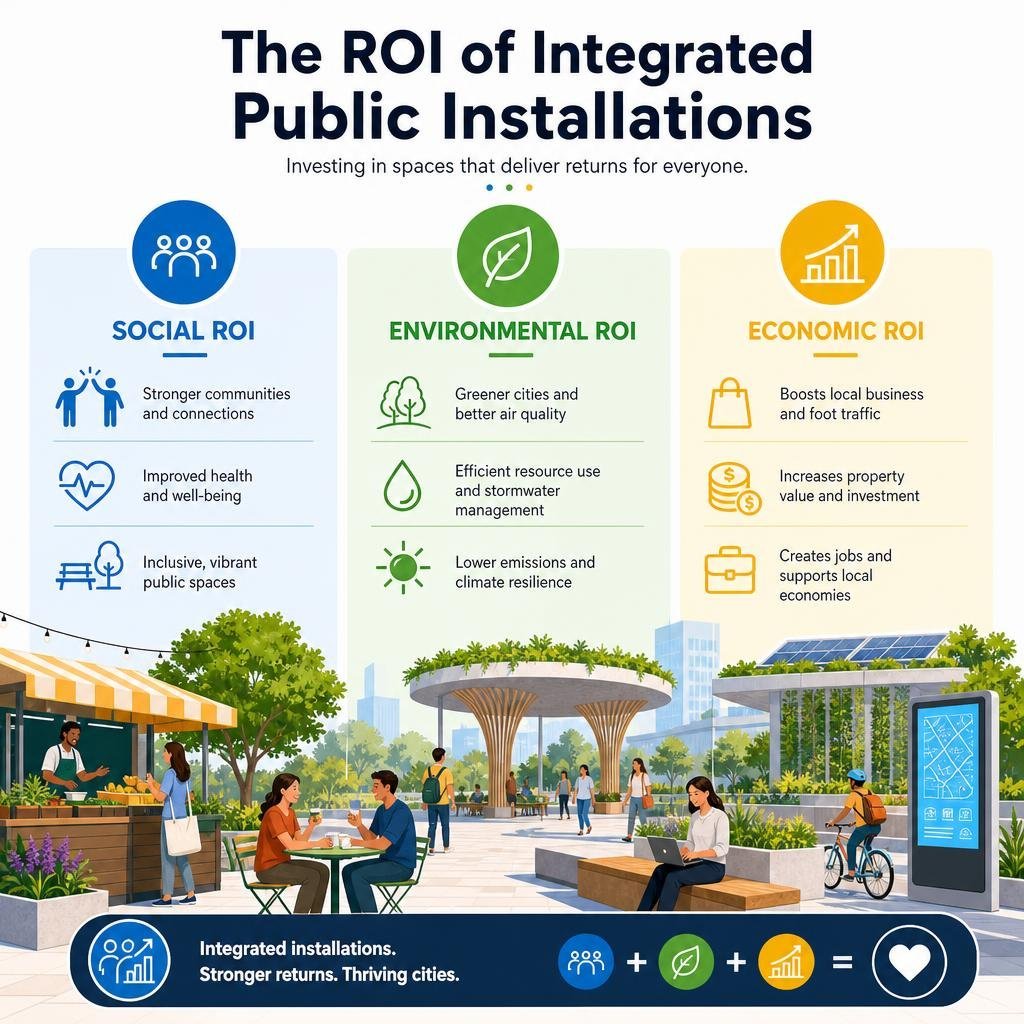 innovations in commercial infrastructure and public space installation