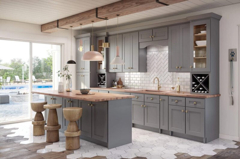 kitchen cabinet styles by design era from farmhouse shaker to modern minimalist