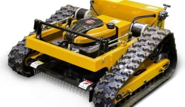 why tracked lawn mowers outperform wheeled models on slopes