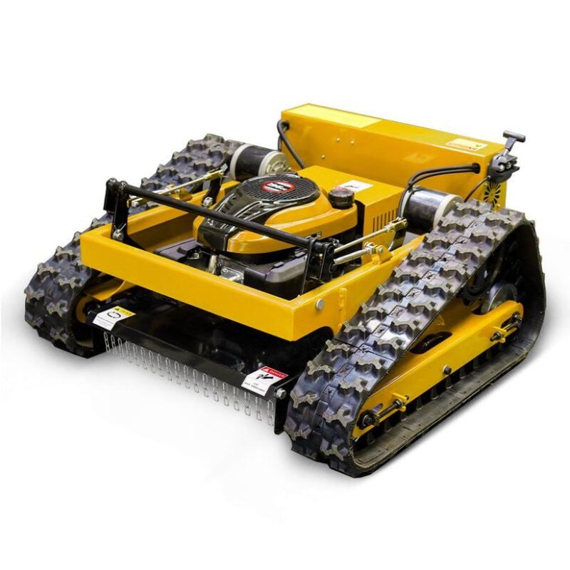 why tracked lawn mowers outperform wheeled models on slopes