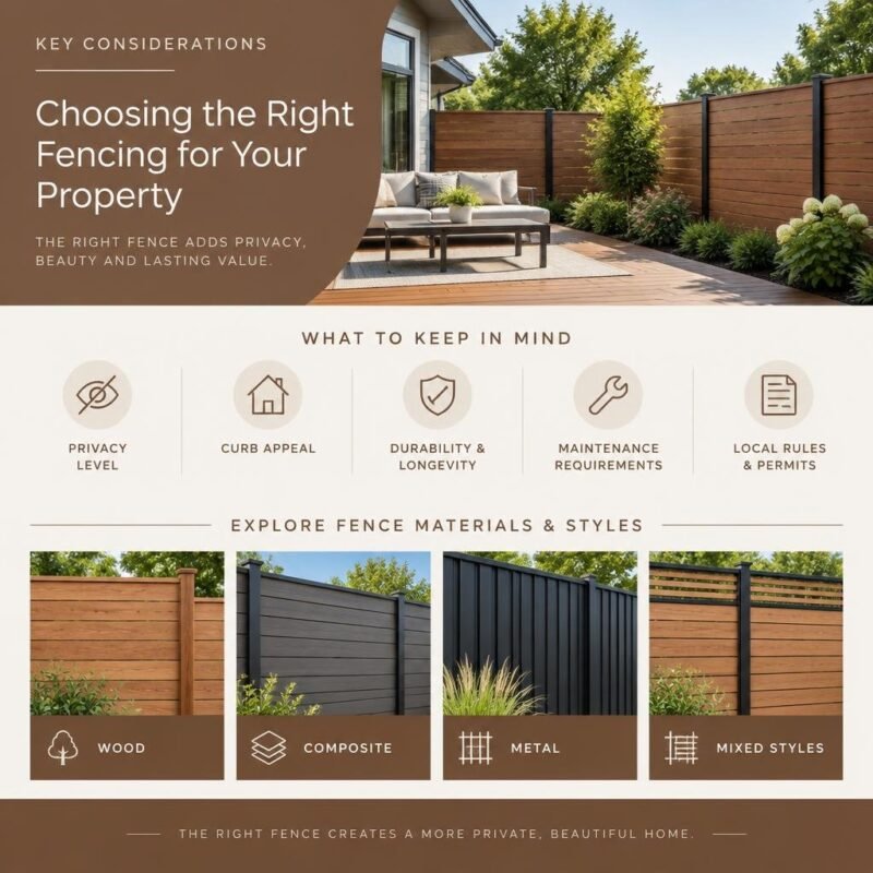 choosing the right fencing for your property